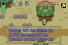 une photo d'Ã©cran de The Legend of Zelda - A Link to the Past sur Nintendo Game Boy Advance